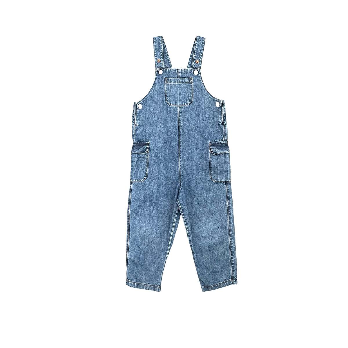 Denim Purebaby Overalls, 3Y