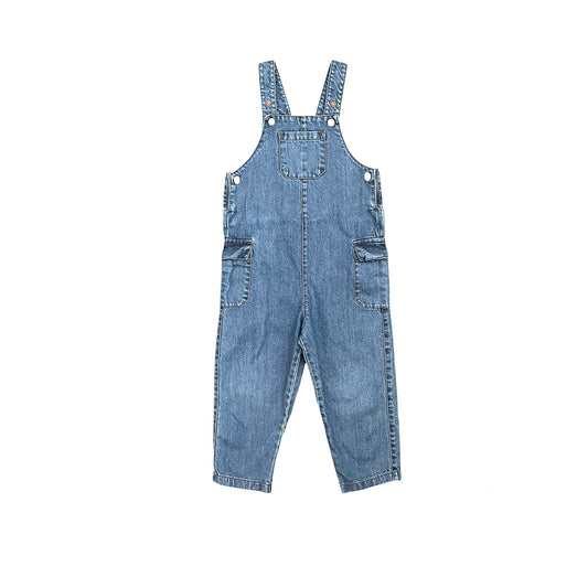 Denim Purebaby Overalls, 3Y