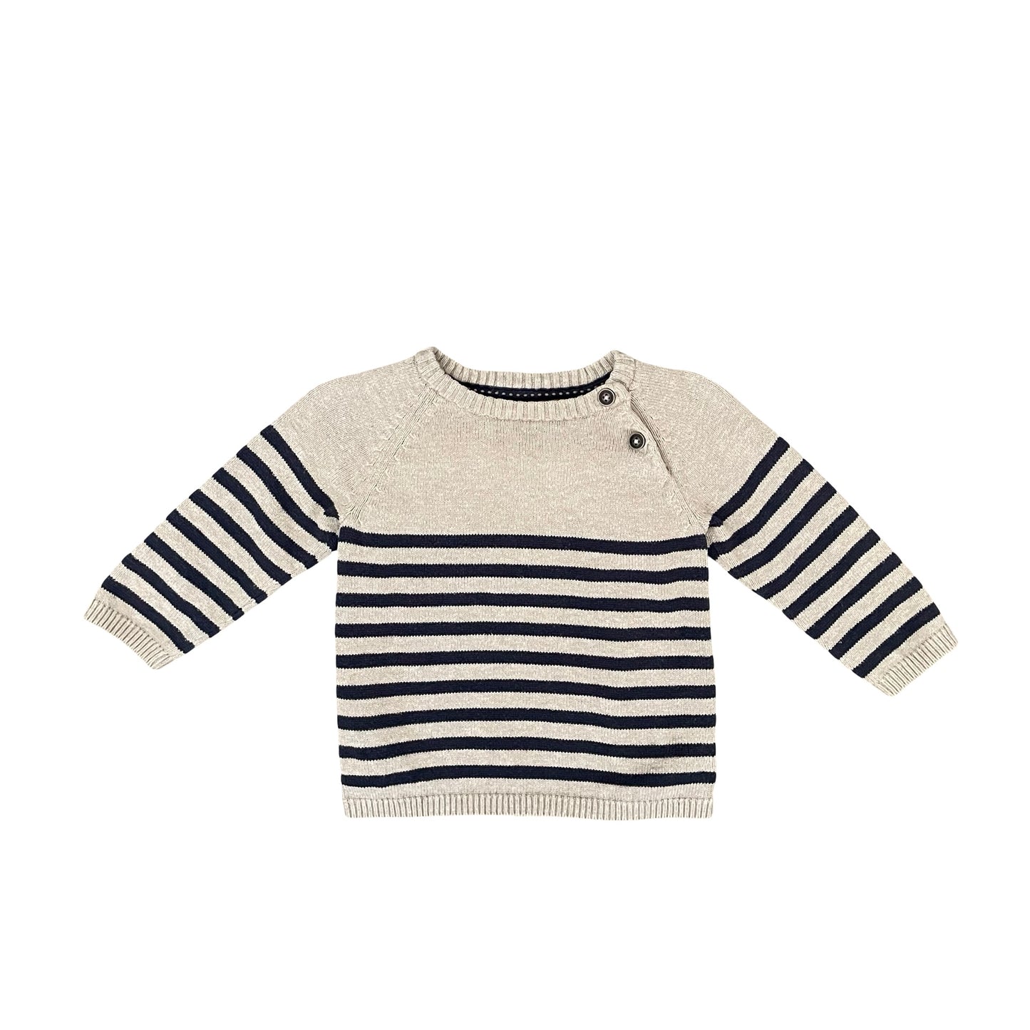Stripe H&M Knitted Jumper, 3-6M