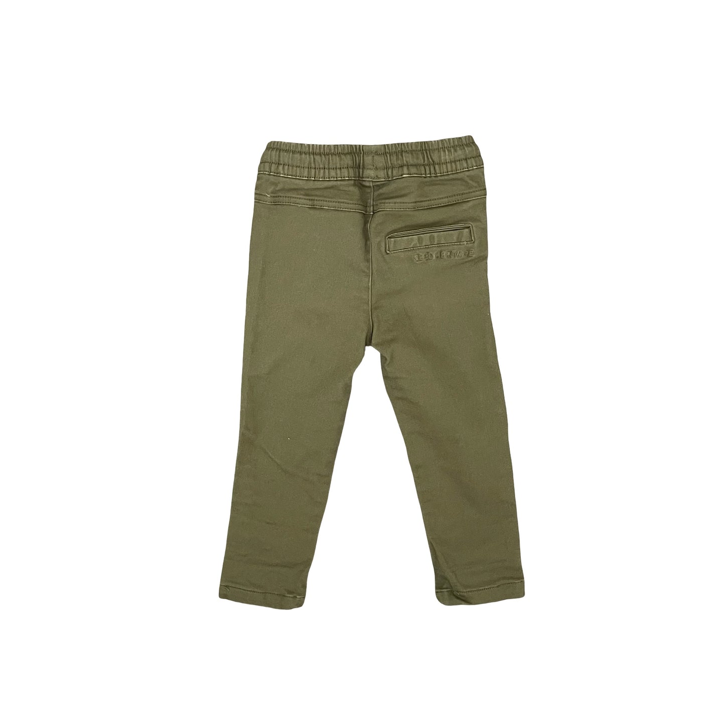 Green Seed Chino Pants, 2Y