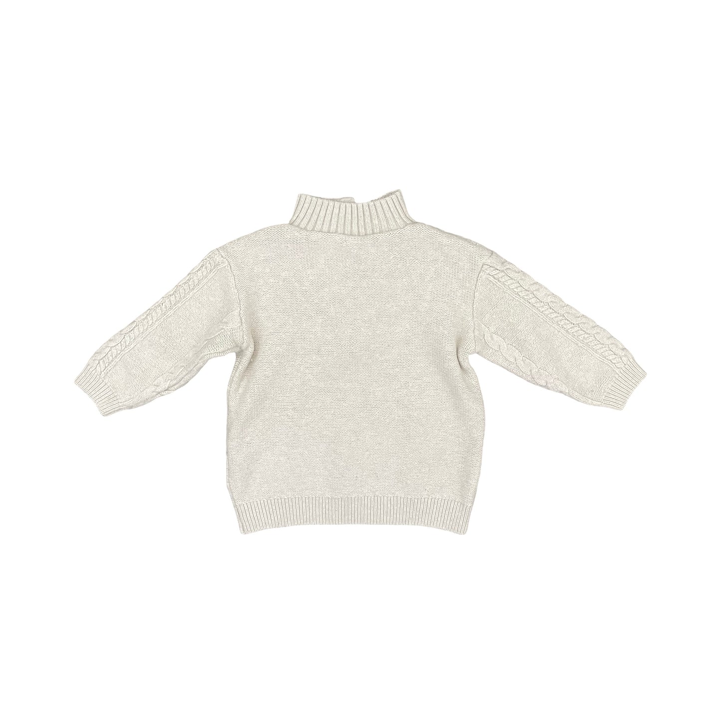Natural Seed Cable Knit Jumper, 3Y