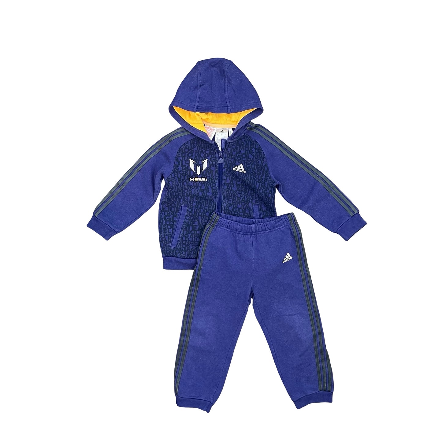 Purple Adidas Tracksuit, 3Y