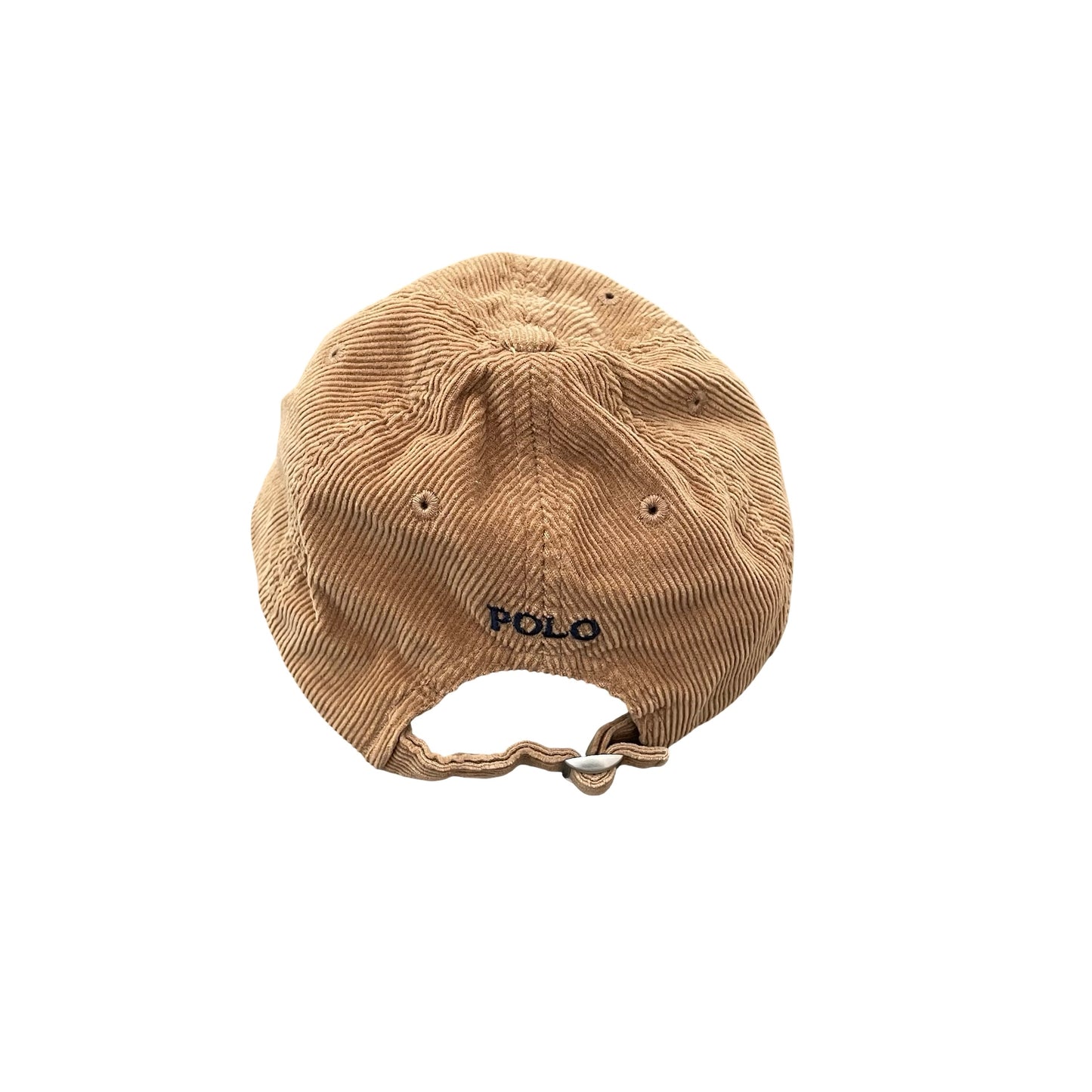 Tan Polo Ralph Lauren Corduroy Cap, 2Y-4Y