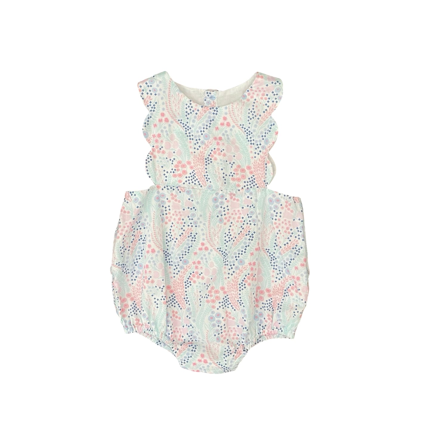 Floral Jacadi Playsuit, 6M