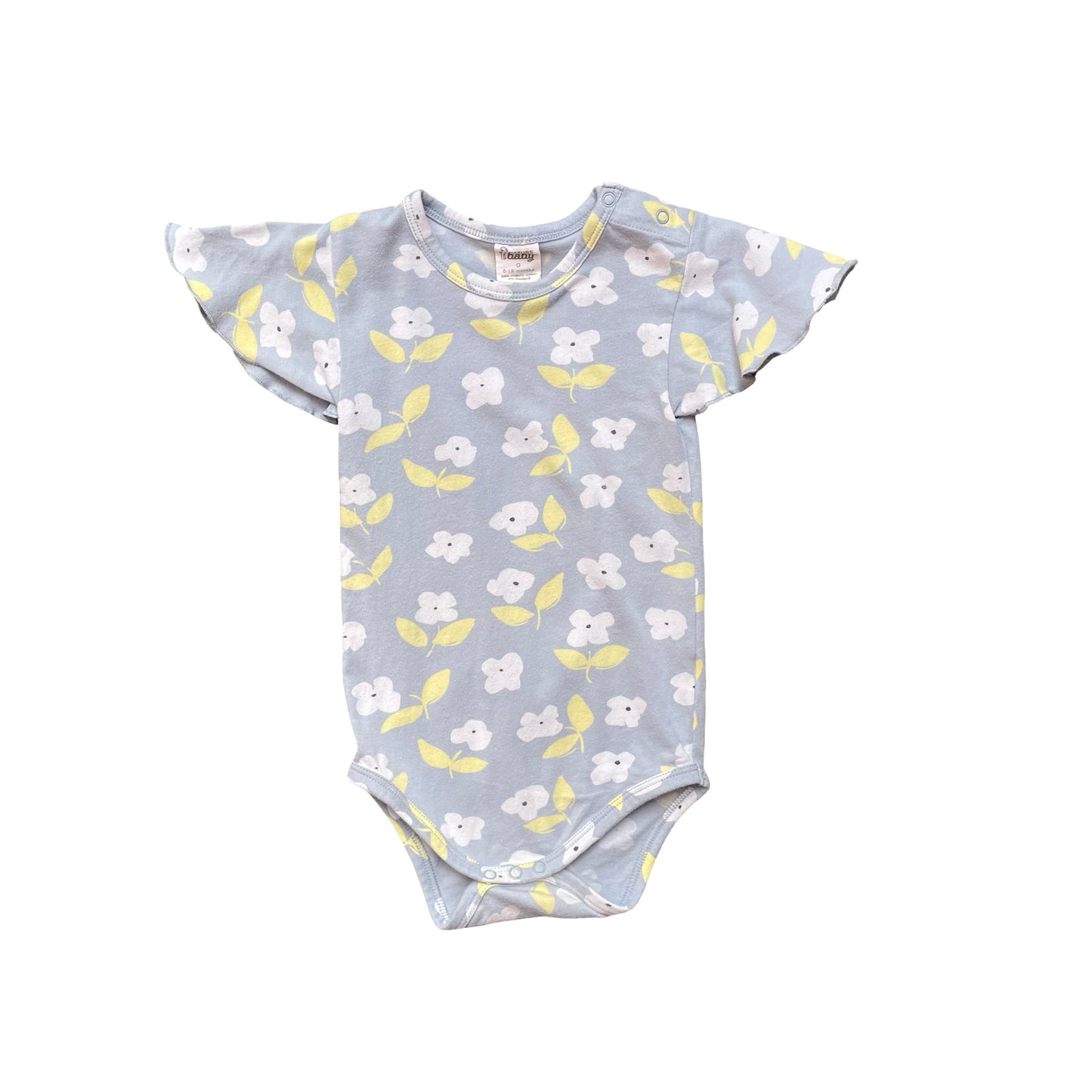Floral Nature Baby Bodysuit, 6-12M