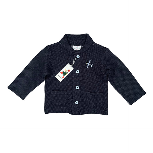 Navy Parents Dream Knit Cardigan, 2Y