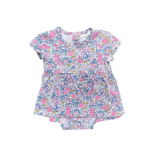 Floral Milky Dress, 3-6M