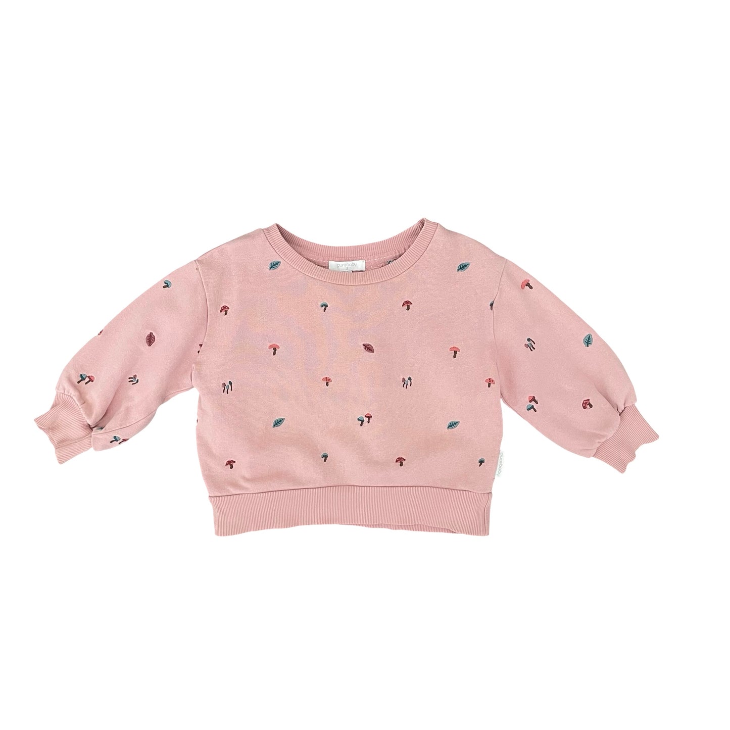Dusty pink Purebaby Jumper, 2Y
