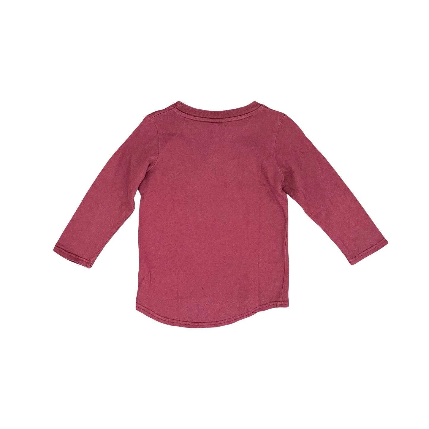 Maroon Beau Loves T-Shirt, 2-3Y