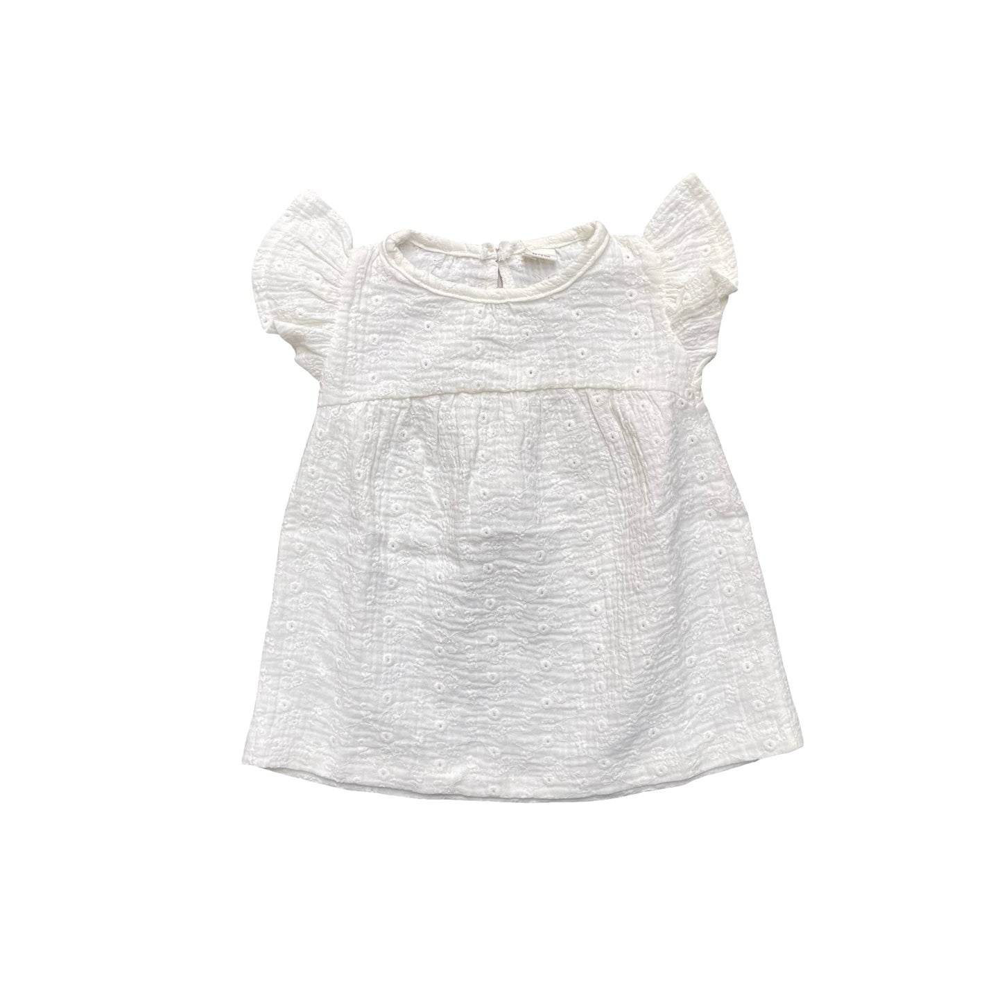 Cream Riffle. Amsterdam Dress, 3M