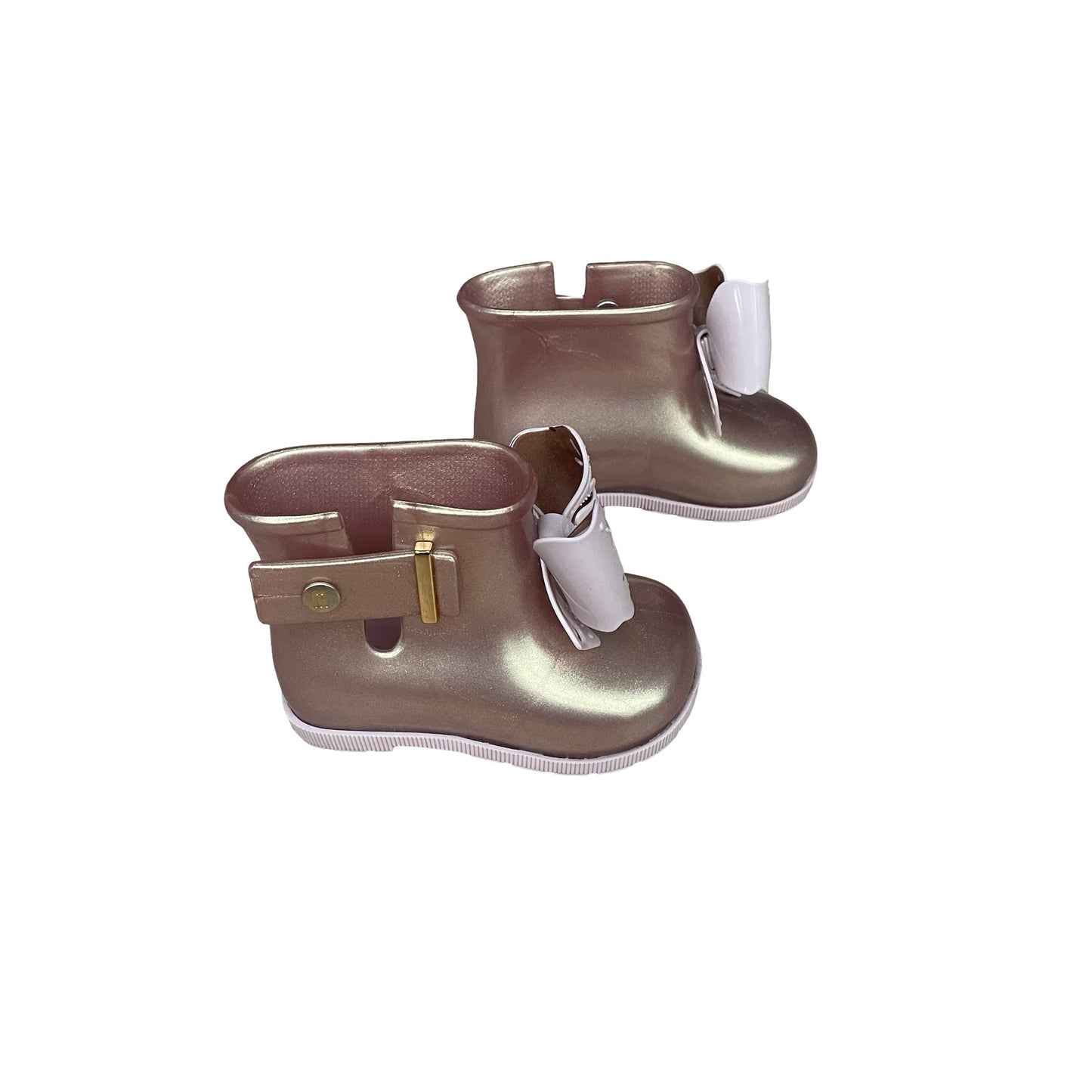 Gold Mini Melissa Boots, EU20