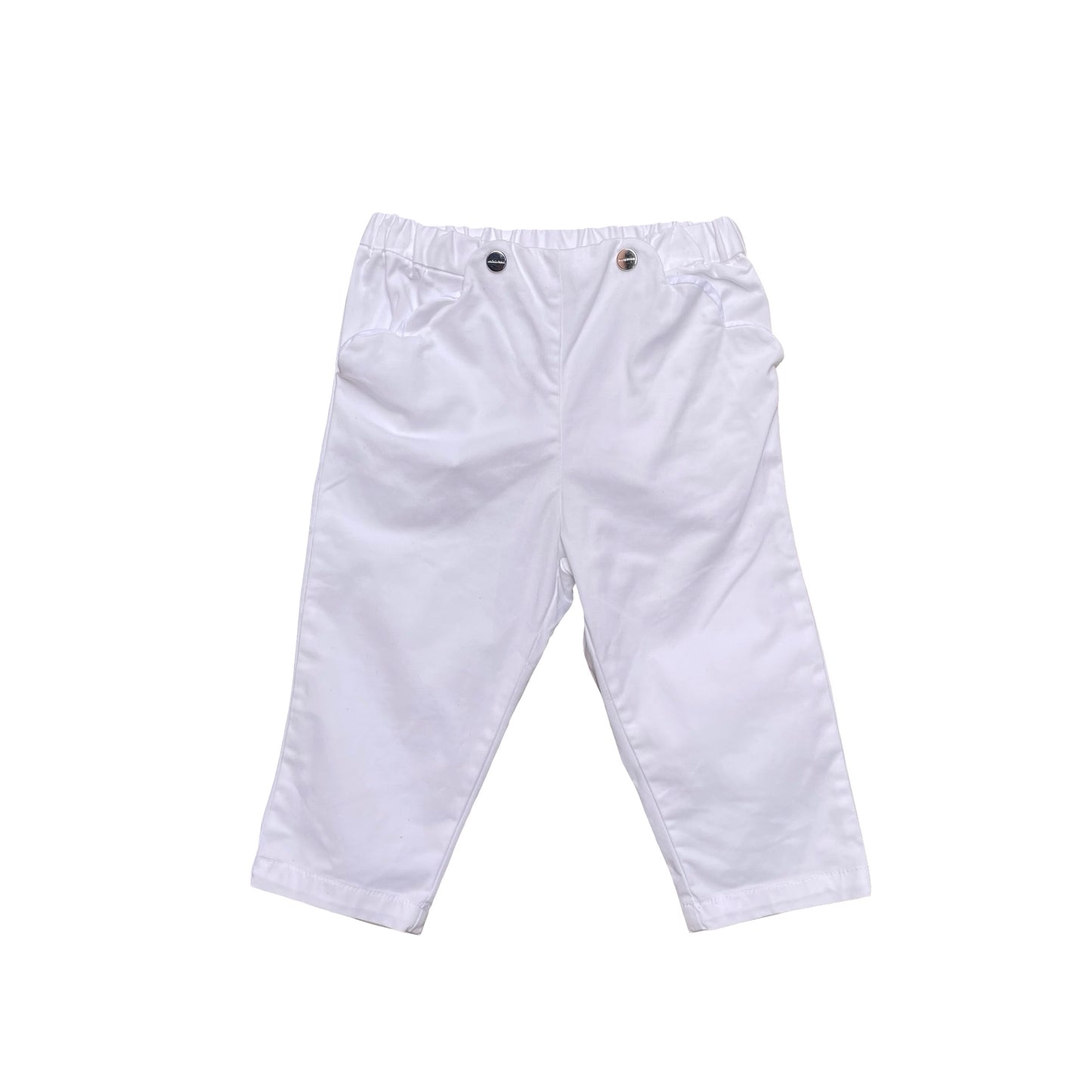 White Jacadi Pants, 12M