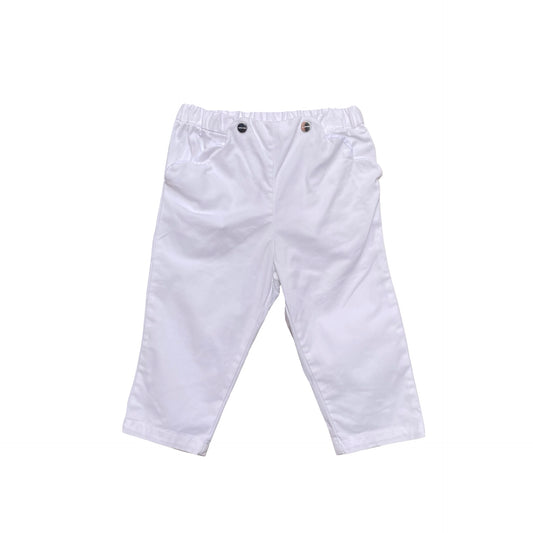 White Jacadi Pants, 12M