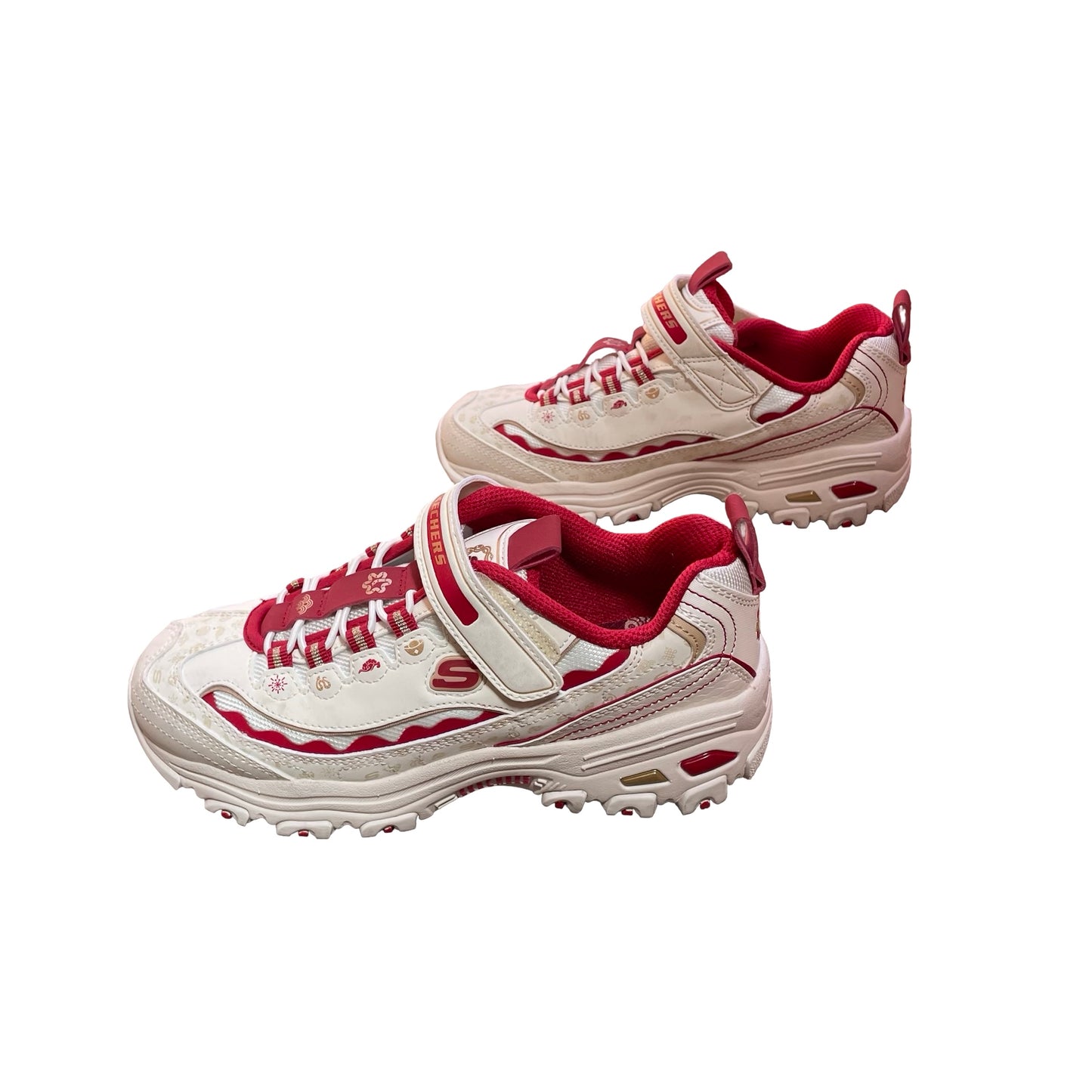 Red/White Skechers Sneakers, EUR27