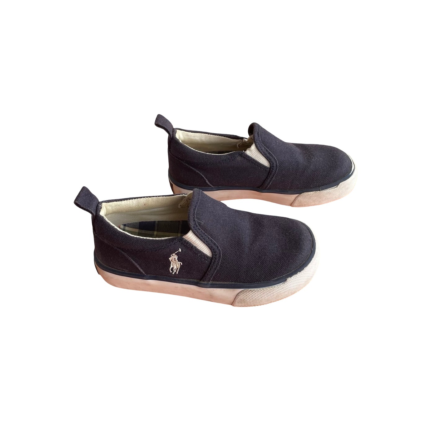 Navy Polo Ralph Lauren Canvas Shoes, EUR 24
