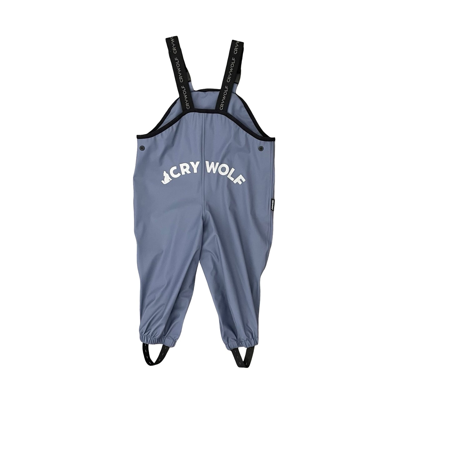 Blue Cry Wolf Rain Overalls, 3Y