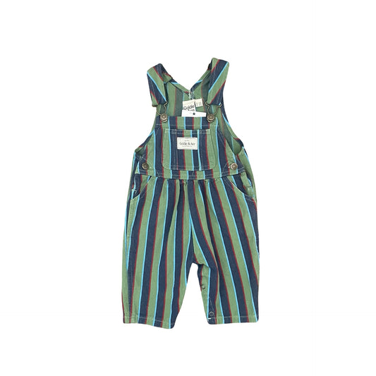 Heritage Stripe Goldie and Ace Overalls, 3-6M