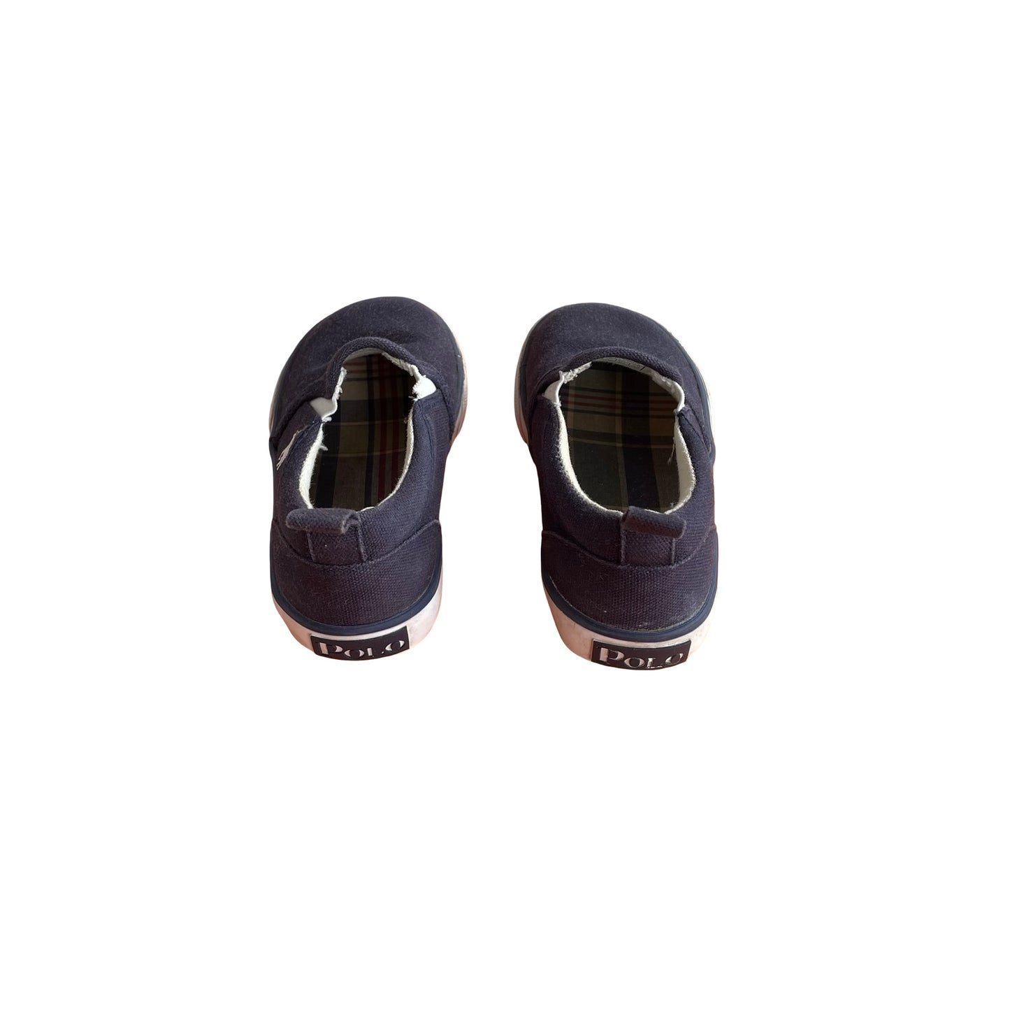 Navy Polo Ralph Lauren Canvas Shoes, EUR 24