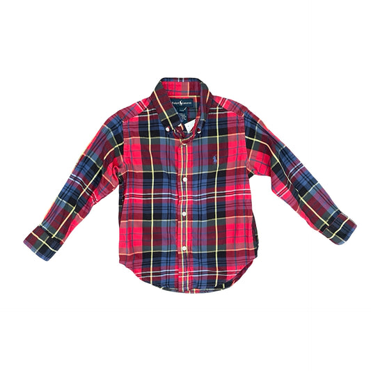 Check Ralph Lauren Shirt, 2Y