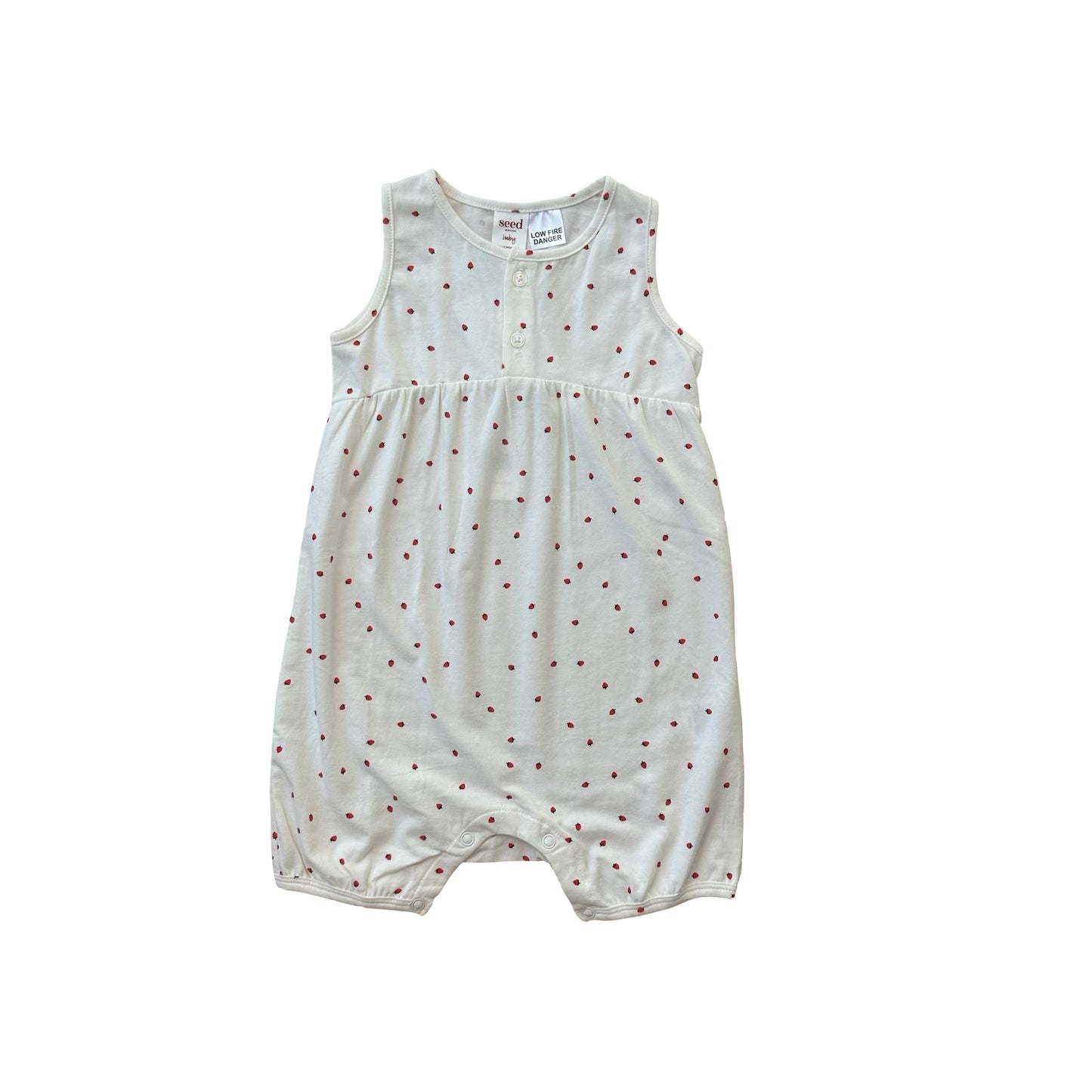 Cream Seed Romper, 12-18M