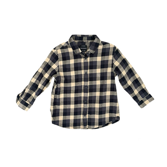 Check Indie & Co Long Sleeve Shirt, 2Y