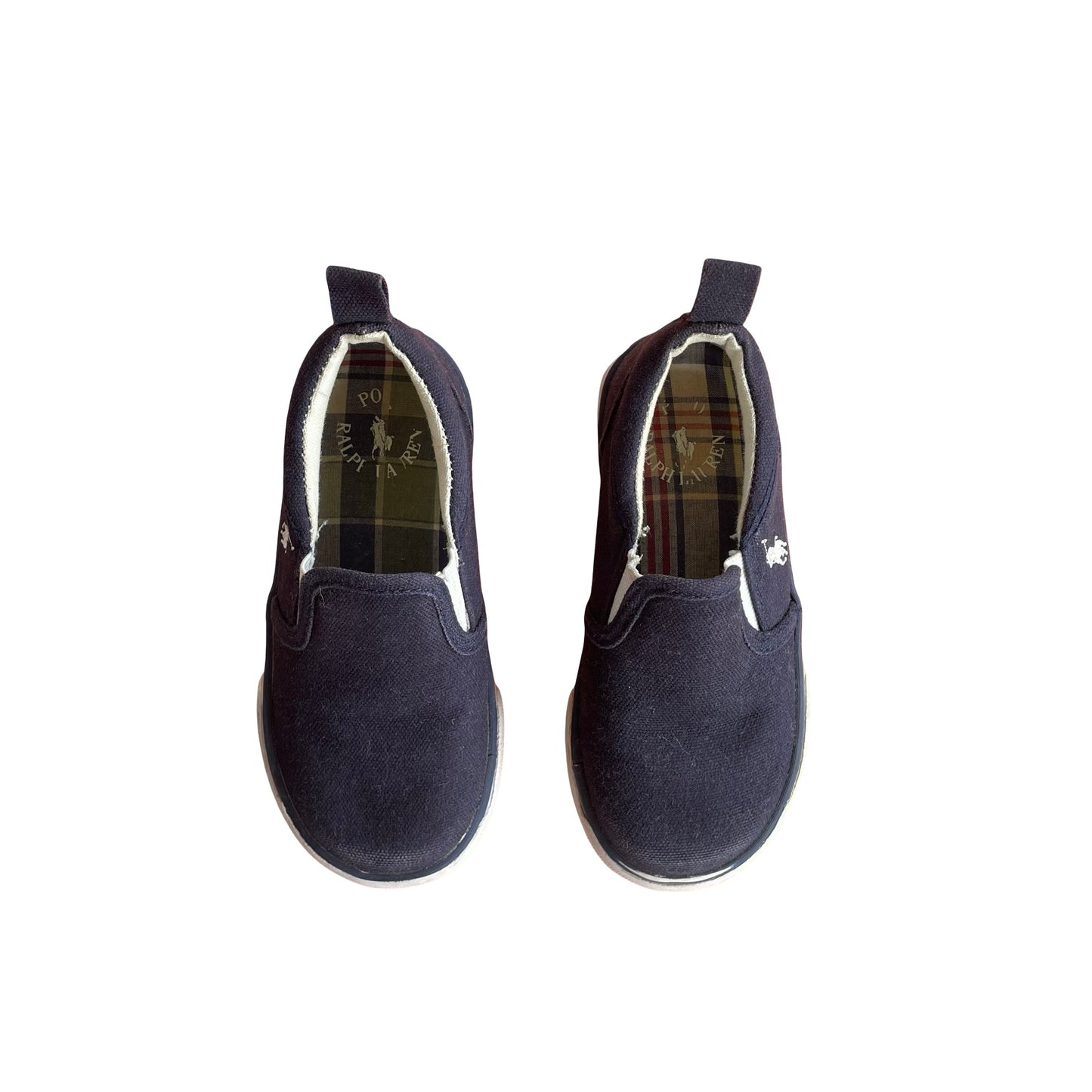 Navy Polo Ralph Lauren Canvas Shoes, EUR 24