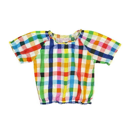 Multi Gorman Playground Top, 7-8Y