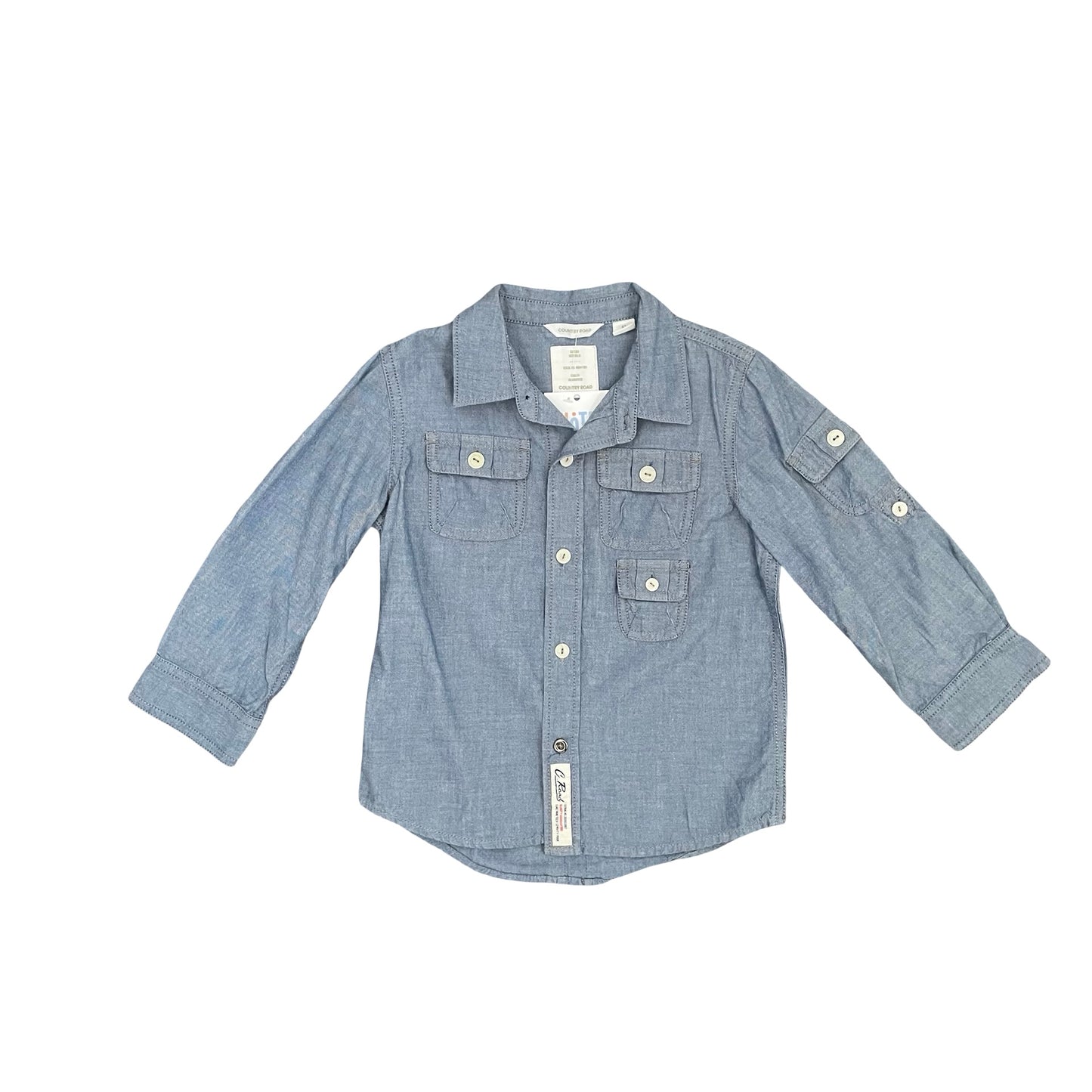 Chambray Country Road Shirt, 3Y