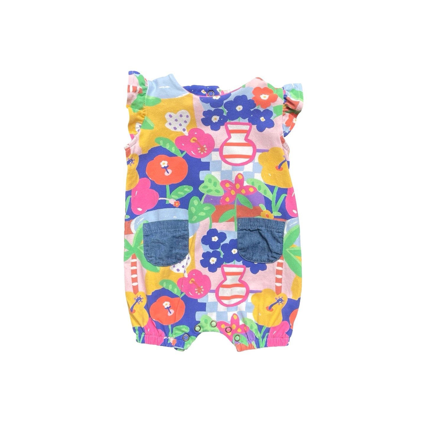 Multi Jack & Milly Romper, 3-6M