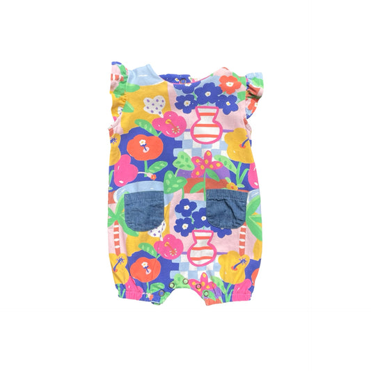 Multi Jack & Milly Romper, 3-6M