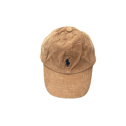 Tan Polo Ralph Lauren Corduroy Cap, 2Y-4Y