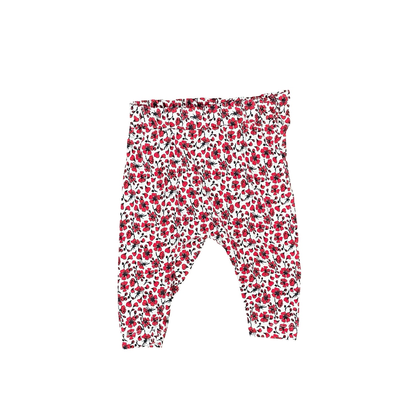 Red floral Marquise Top & Leggings, 000