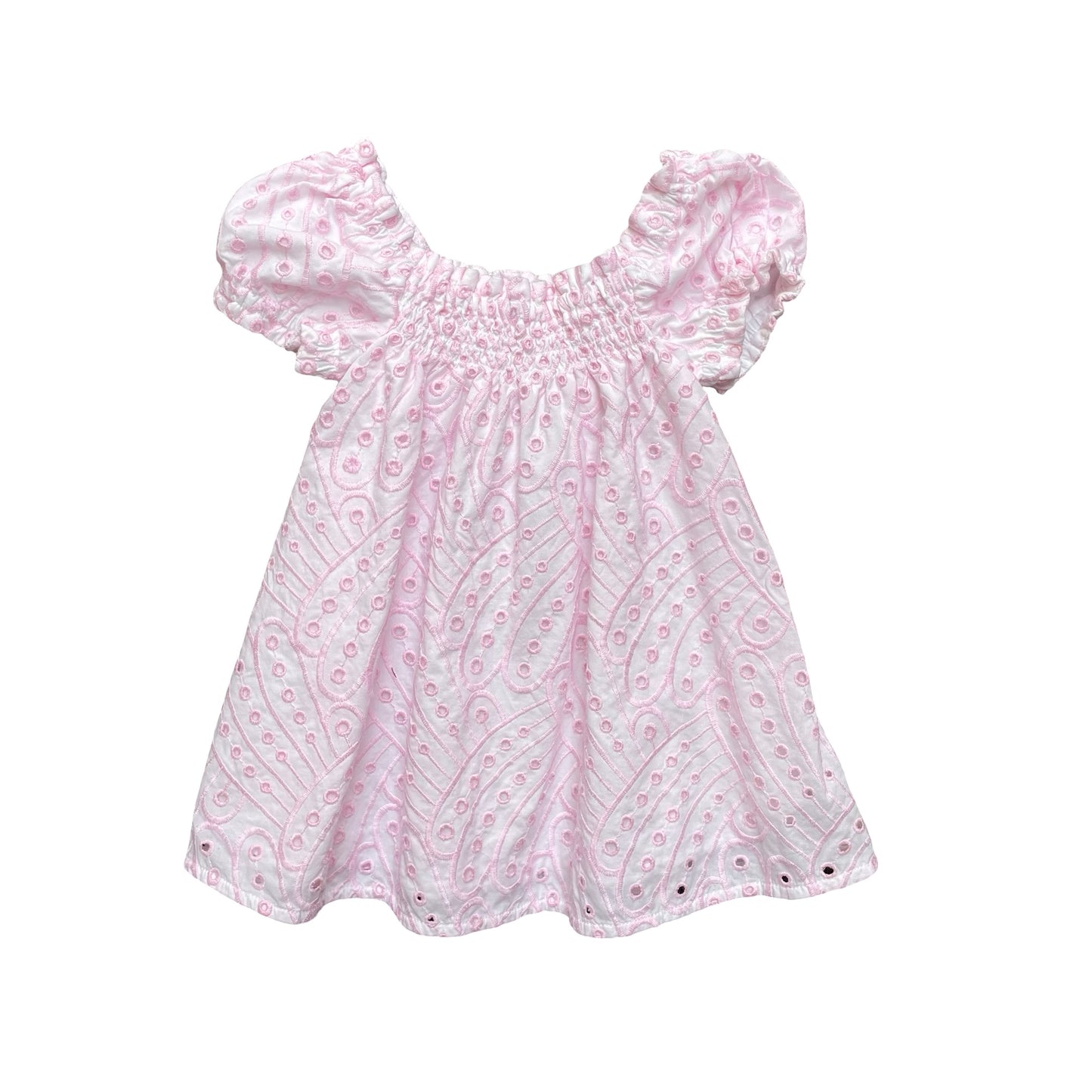 Pink/White Country Road Dress, 3-6M
