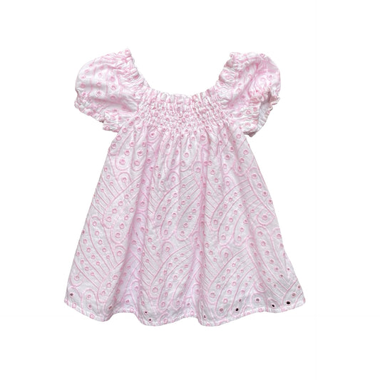 Pink/White Country Road Dress, 3-6M