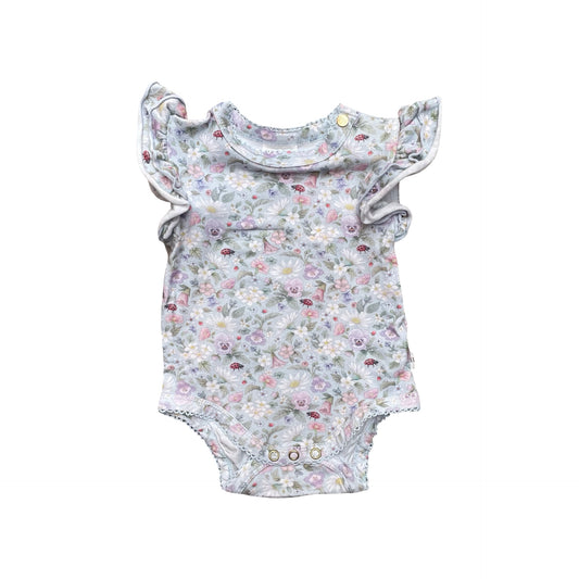 Floral Fleur Harris Bodysuit, 3-6M
