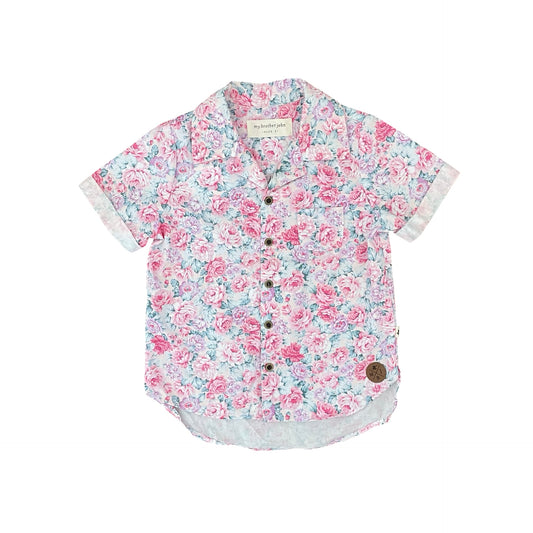 Floral My Brother John Shirt, 3Y