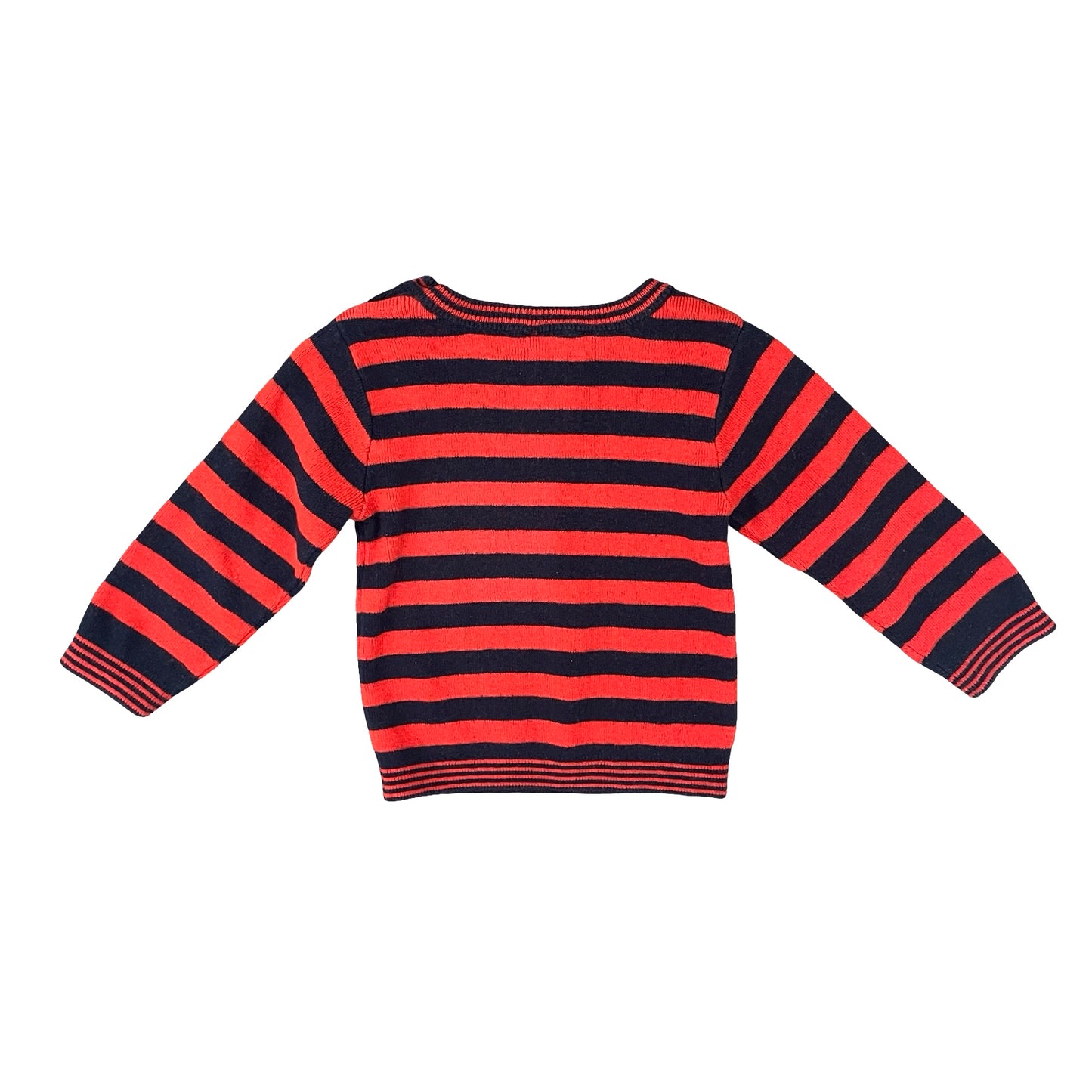 Navy/Red Jacadi Knit Jumper, 18M
