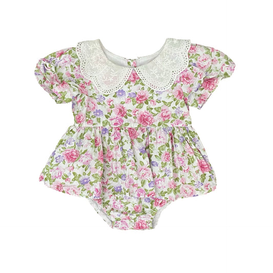 Floral Little Miss Amberley Romper/Dress, 12-18M