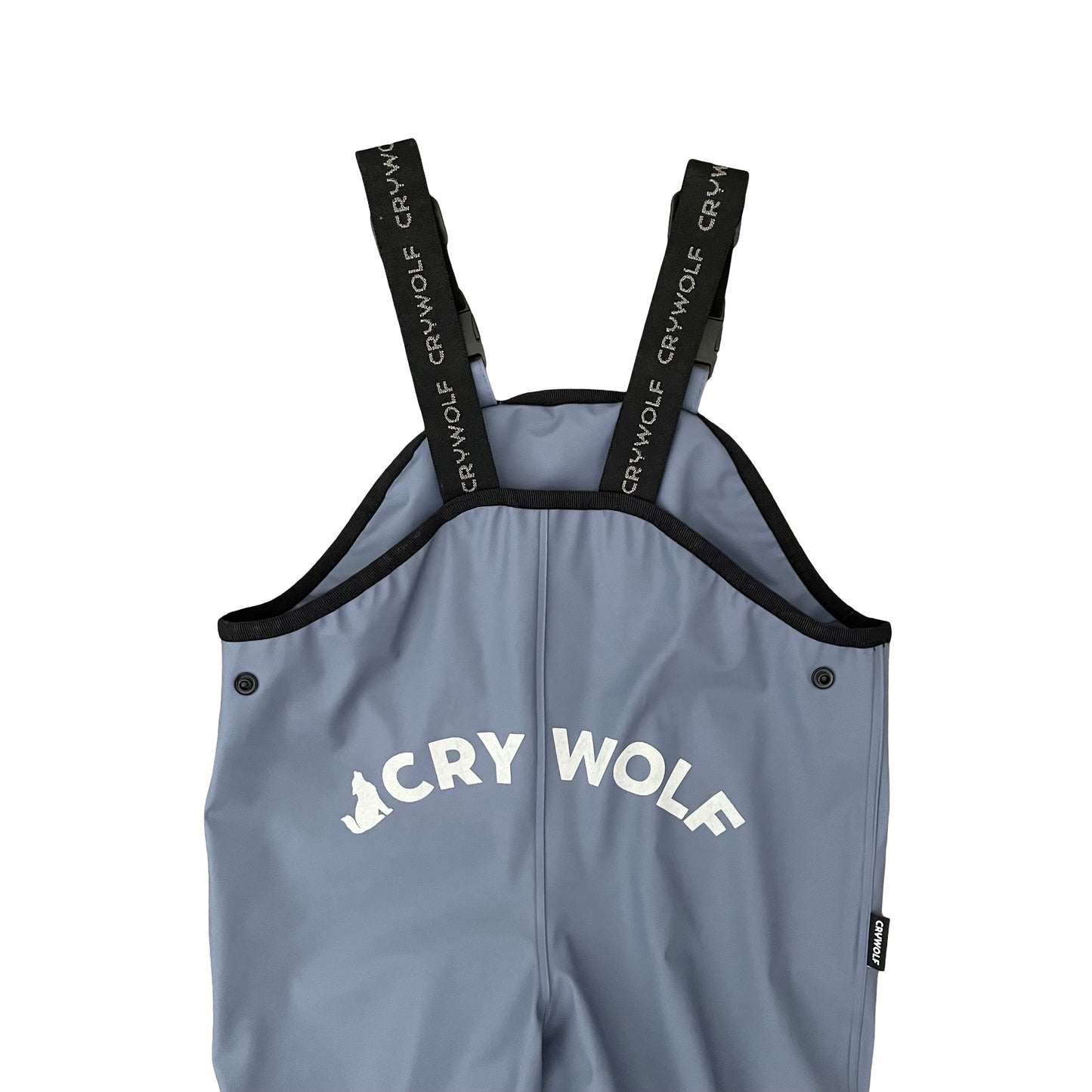 Blue Cry Wolf Rain Overalls, 3Y