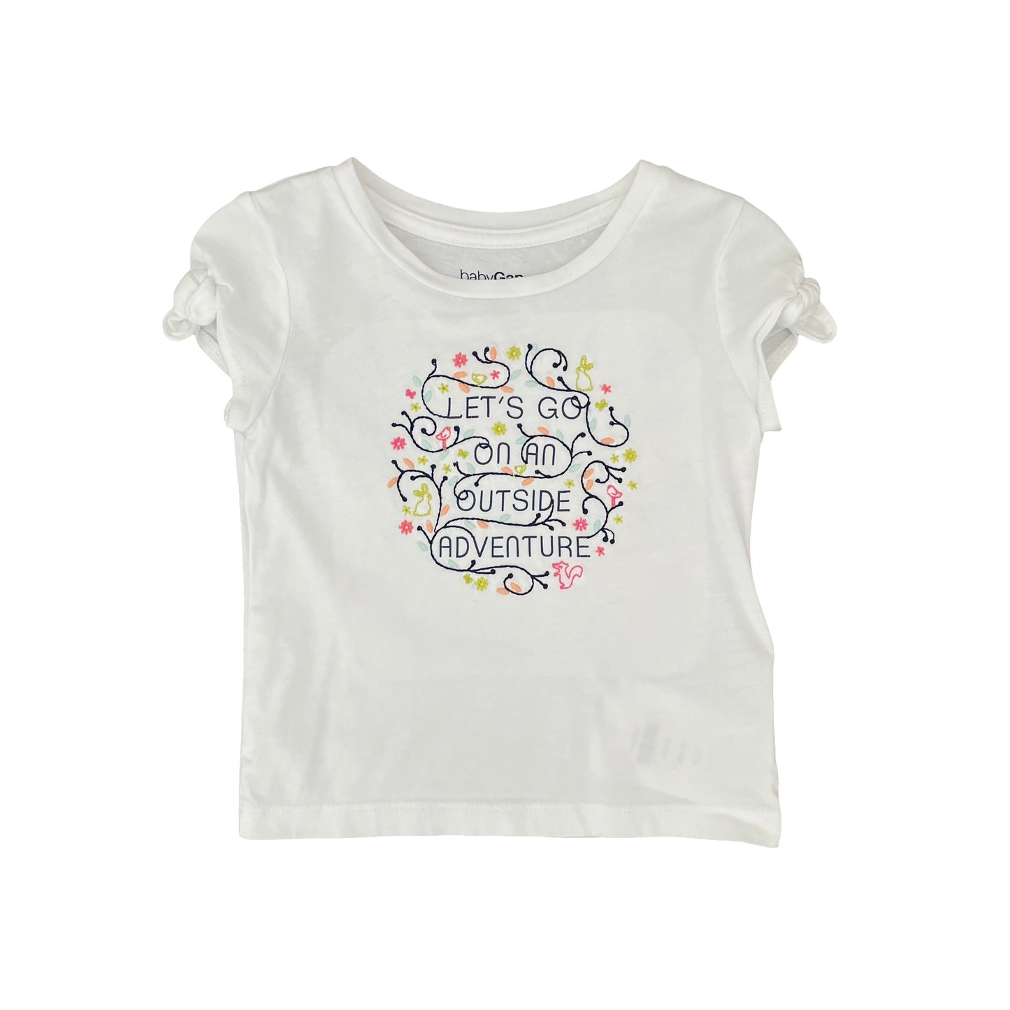 White Baby Gap T-Shirt, 18-24M