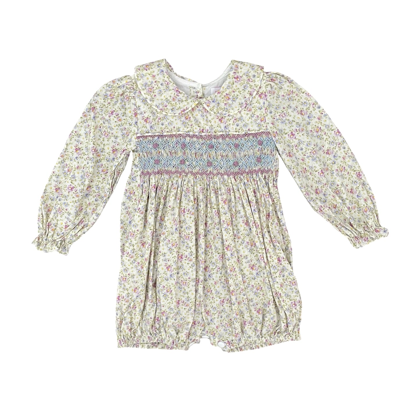 Floral Peas n Pods Playsuit, 12-18M