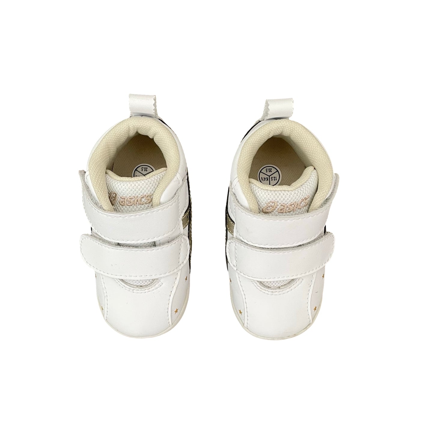 White Asics First Shoes, K4.5