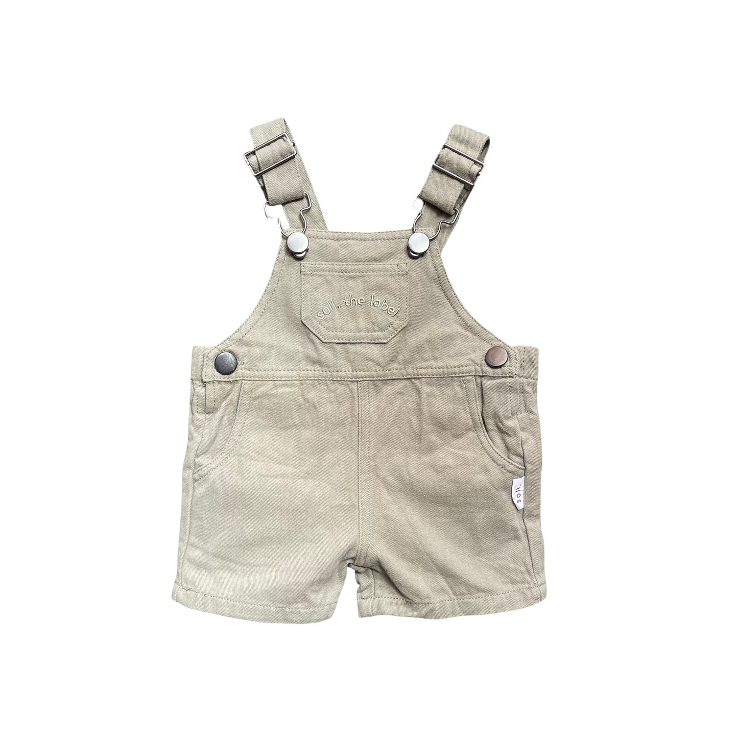 Khaki Soll the label Overalls, 3-6M