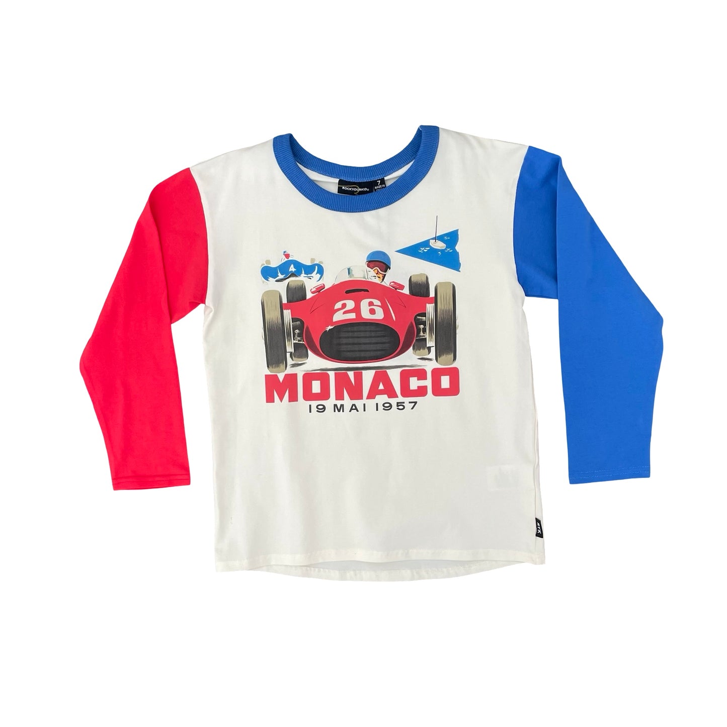 Multi Rock Your Kid Long Sleeve Top, 7Y