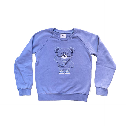 Blue Hux Sweater, 8Y