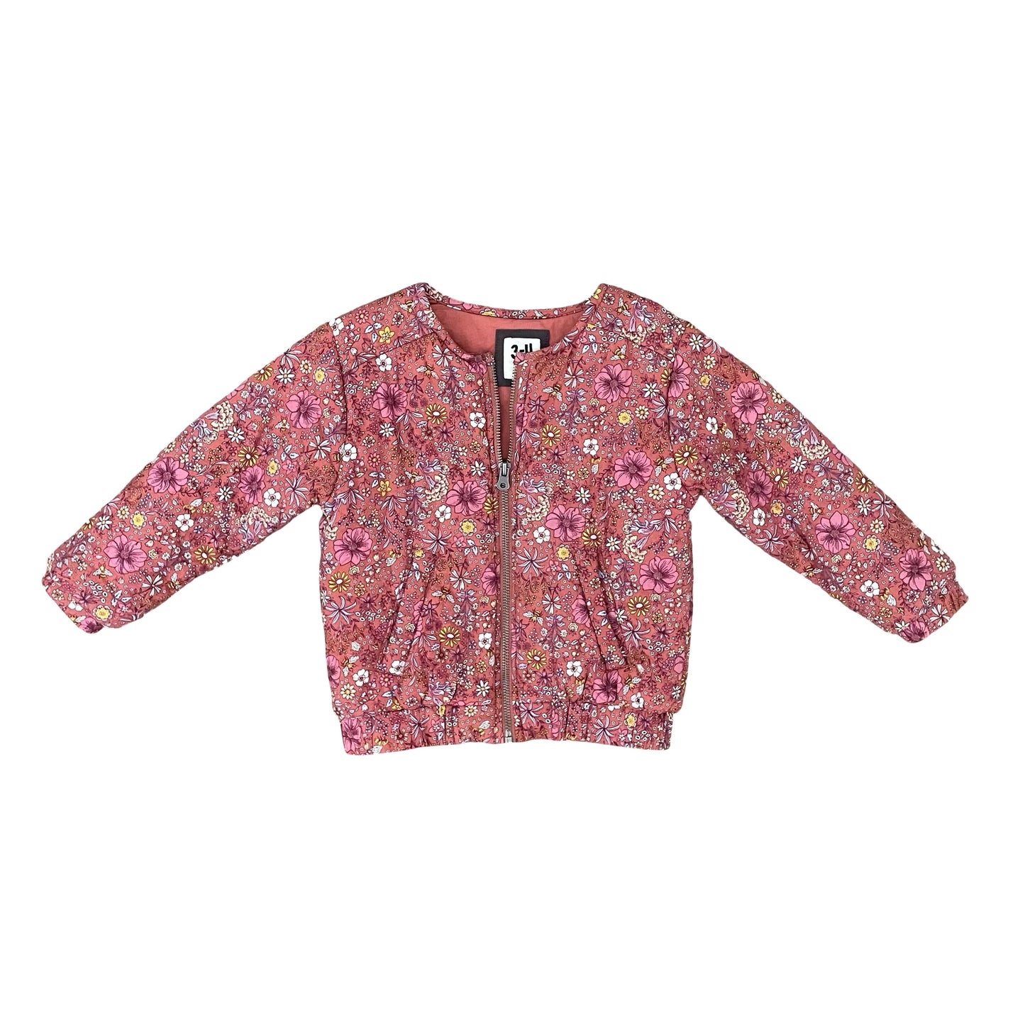 Floral Cotton On Kids Bomber Jacket, 3-4Y