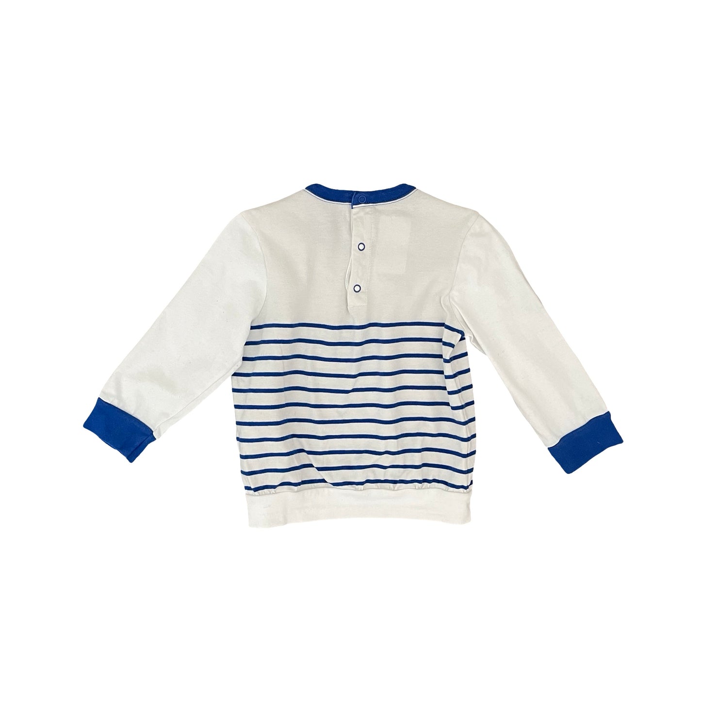 Stripe Petit Bateau Long Sleeve Top, 18M