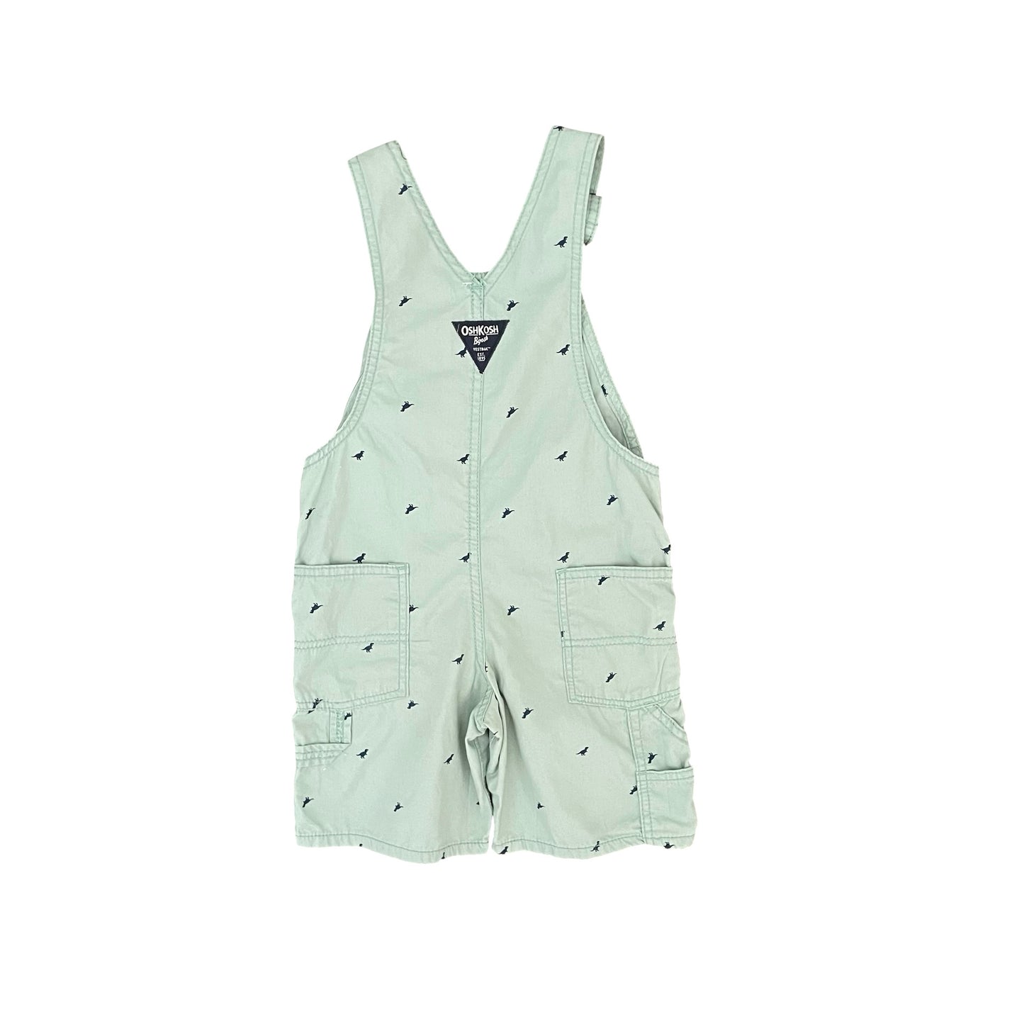 Green Oshkosh B’gosh Overalls, 4Y