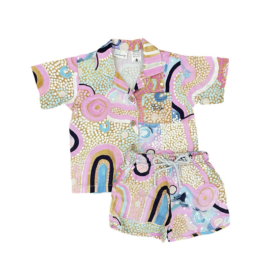 Multi Peter Alexander Shirt & Short Set, 2Y