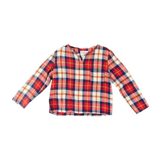 Tartan Boy + Girl Blouse, 4Y